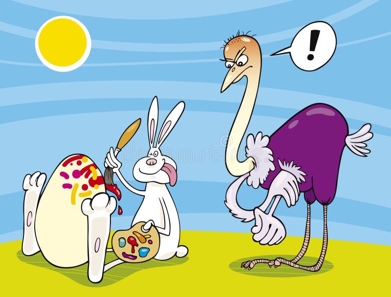 https://thumbs.dreamstime.com/b/easter-bunny-paint-ostrich-egg-8681135.jpg