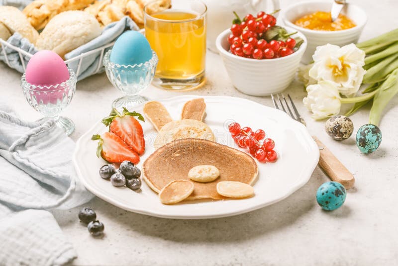 Easter breakfast for child stock photo. Image of schape - 18621906