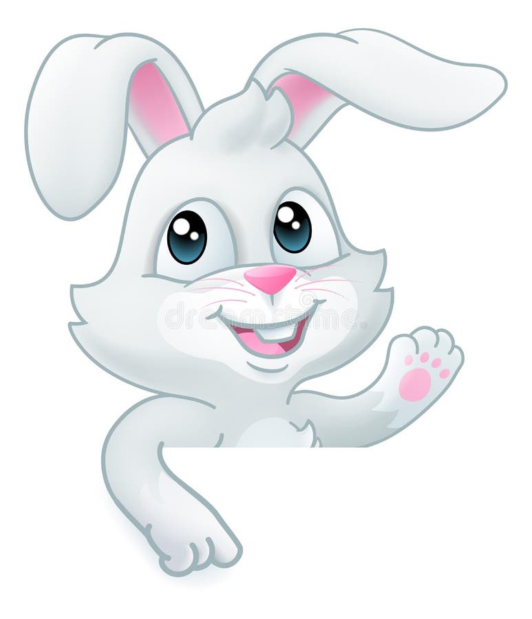 Easter Bunny Rabbit Cartoon Sign Stock Vector - Illustration of blank, banner: 172466325 Easter Bunny Rabbit Cartoon Sign Stock Vector - Illustration of blank, banner: 172466325