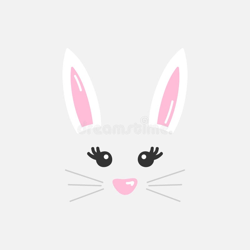 Bunny Ears Whiskers Stock Illustrations – 2,130 Bunny Ears