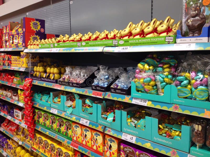 Easter Candy Or Chocolate Eggs. Editorial Photo Image 49910391