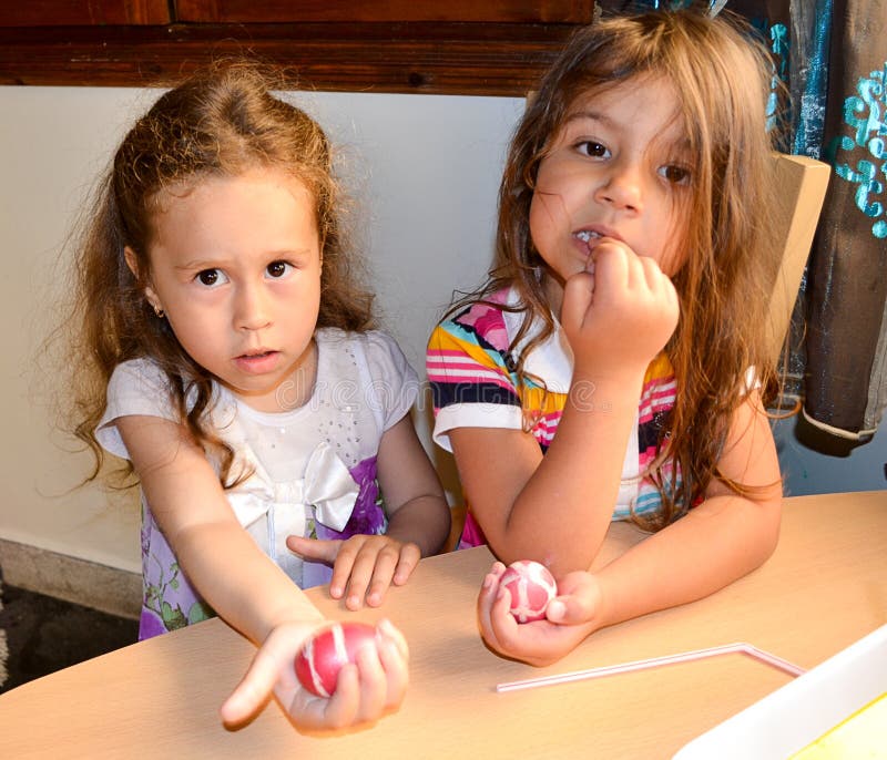 Beat the Easter Rush. Preparing for Holiday. Small Girl Wear Bunny Ears