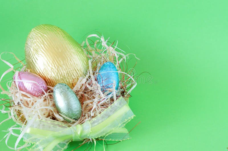 Easter chocolate eggs