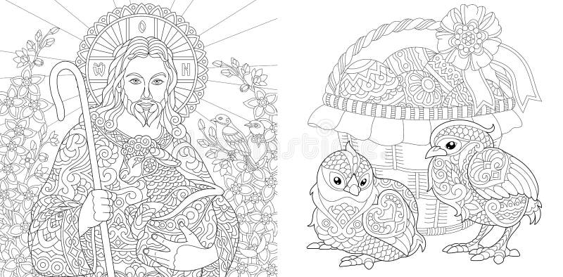 coloring pages for adults easter