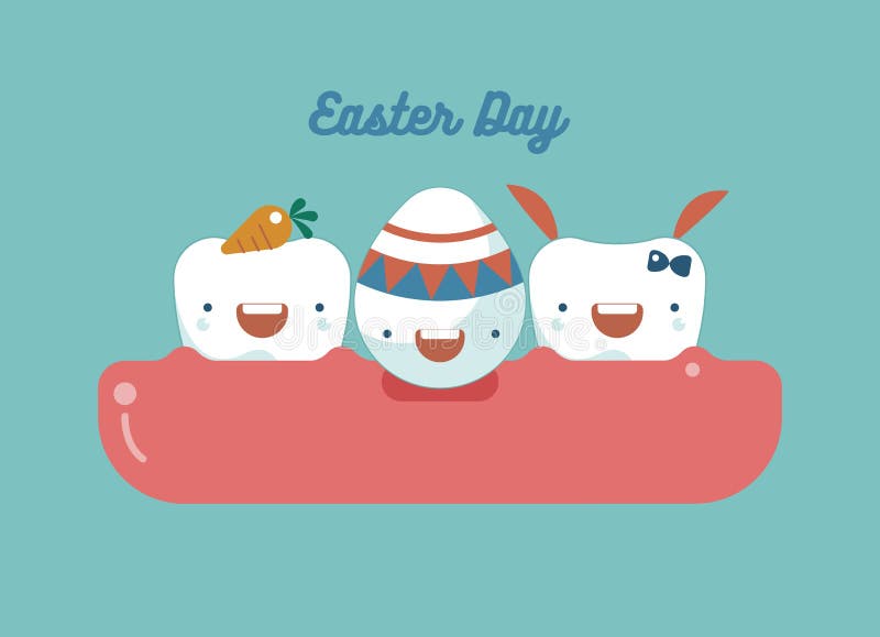 Easter Day of dental stock vector. Image of arrangement 66764003