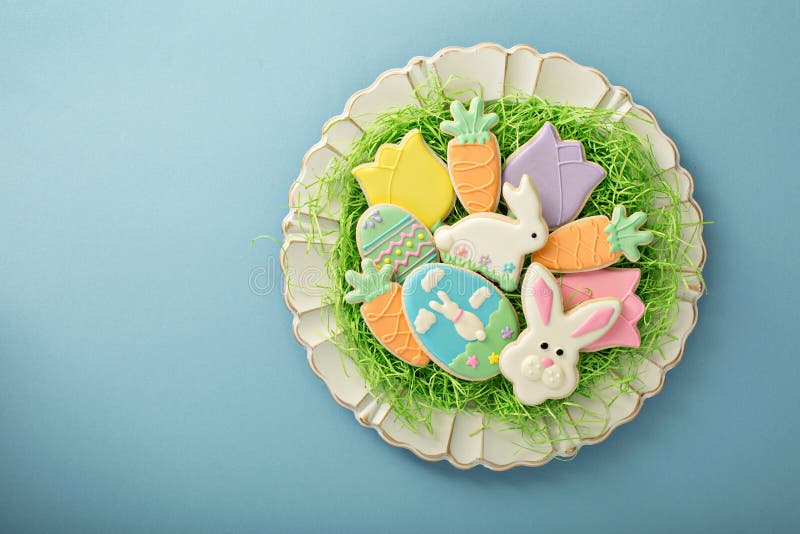 Easter decorated cookies stock photo. Image of decorated 144447860
