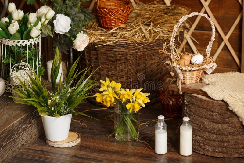 531 Rustic Country Style Easter Basket Stock Photos Free & RoyaltyFree Stock Photos from