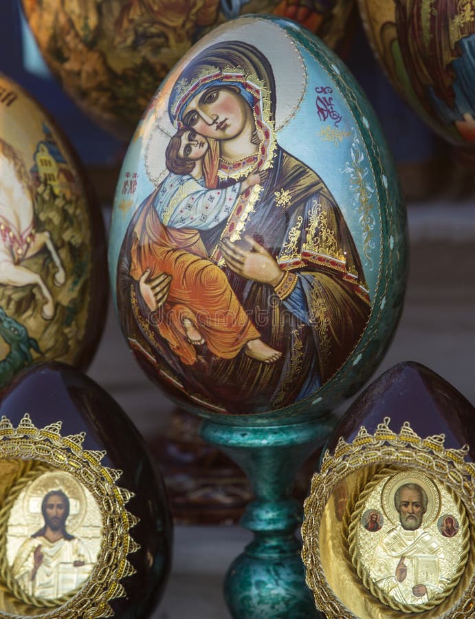 Hand Painted Easter Egg for Sale Stock Image Image of traditional