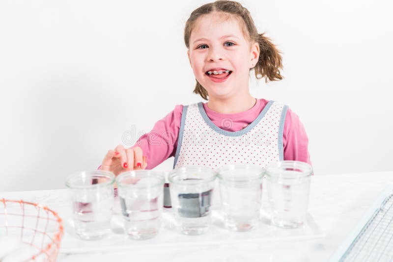 Easter egg coloring stock photo. Image of container 262089730