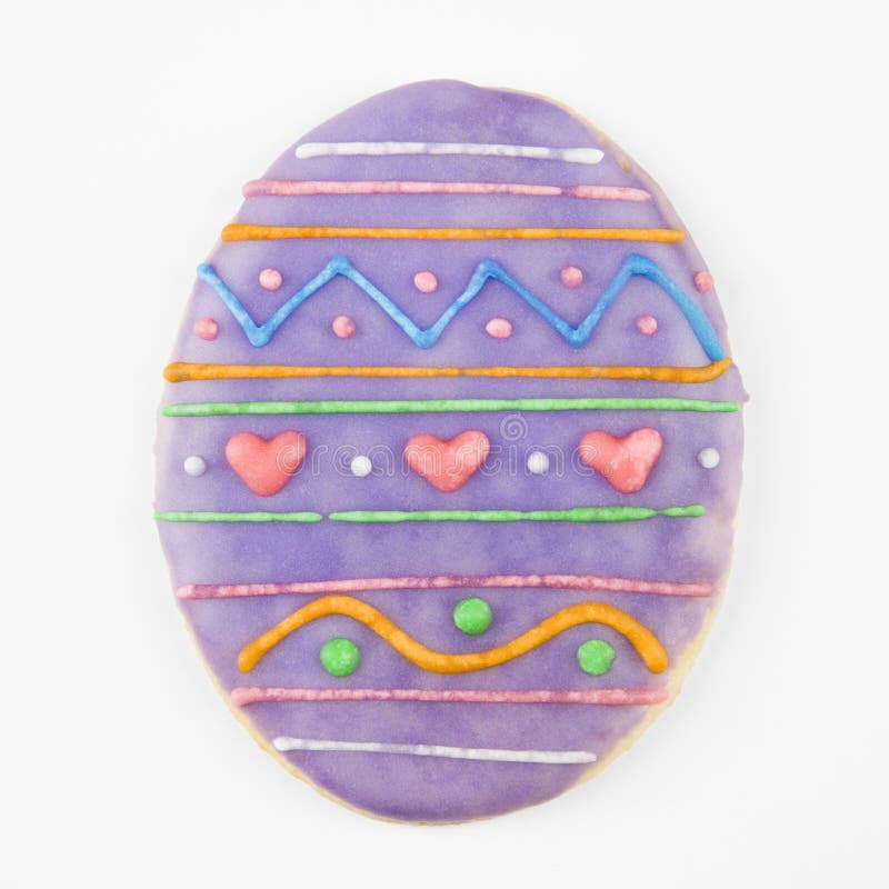 Easter egg cookie.