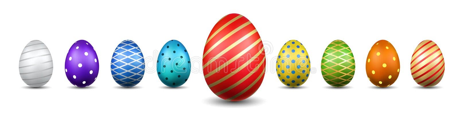 Free: Download Easter Clip Art Free Clipart Of Easter Eggs - Easter Eggs  Transparent Png 