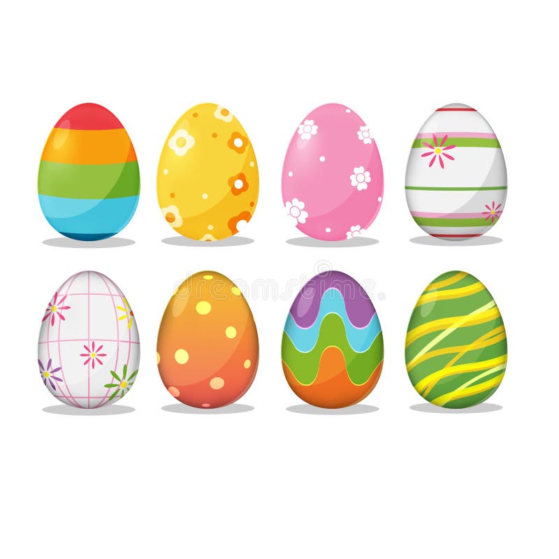 Hanging golden easter eggs Royalty Free Vector Image
