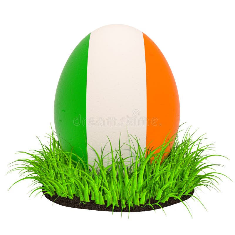 Ireland Easter Egg, National Flag Egg Stock Illustration Illustration of holiday, concept