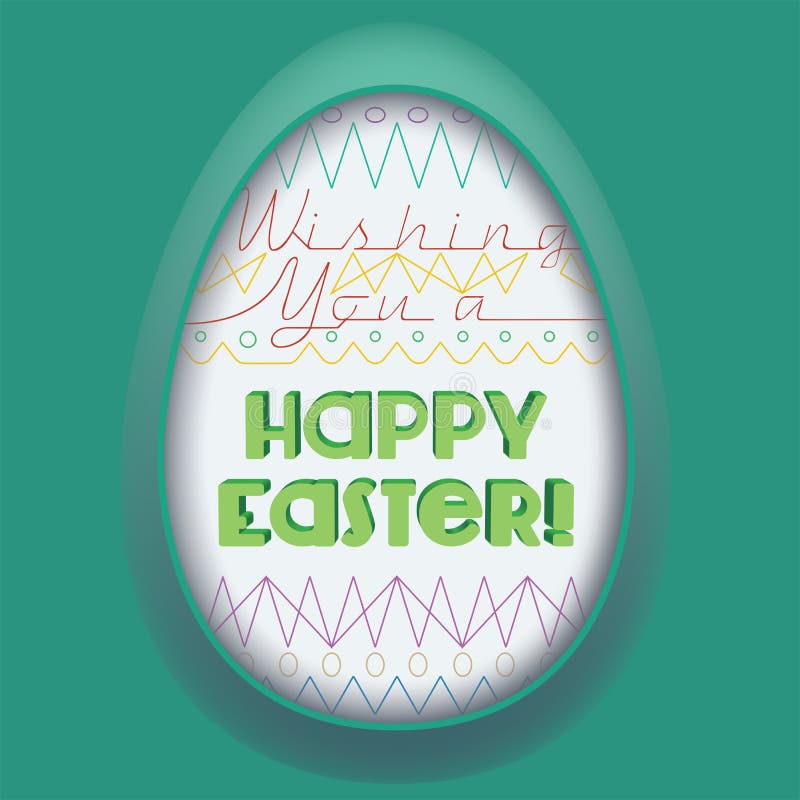 Easter Egg stock vector. Illustration of greeting, card 39073763