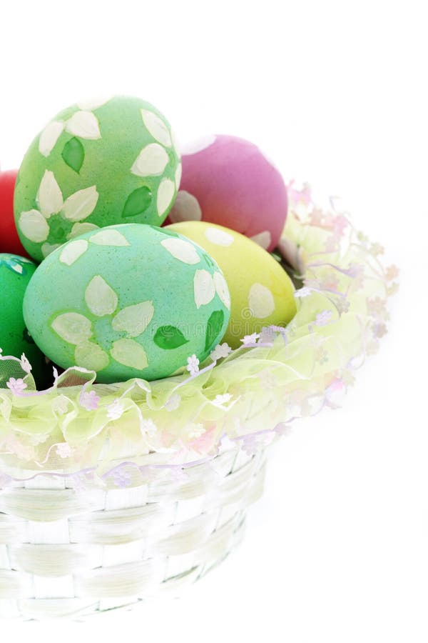 Happy Easter Bright Color Easter Egg Hunt Theme with Yellow, Green