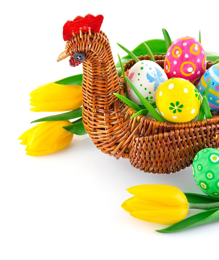 Easter egg stock image. Image of nest, object, spring 23435125