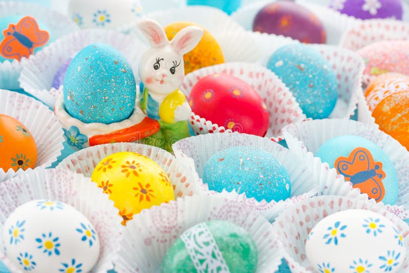 Easter eggs - Conceptual Easter background