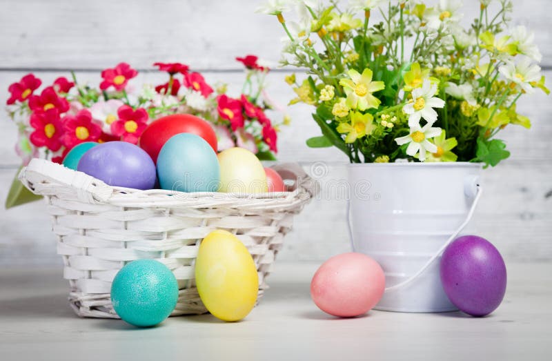 Easter table setting stock image. Image of life, nature - 23279873