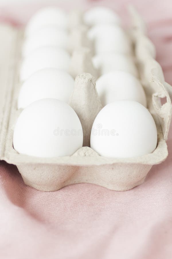 Easter eggs on pale background royalty free stock photo