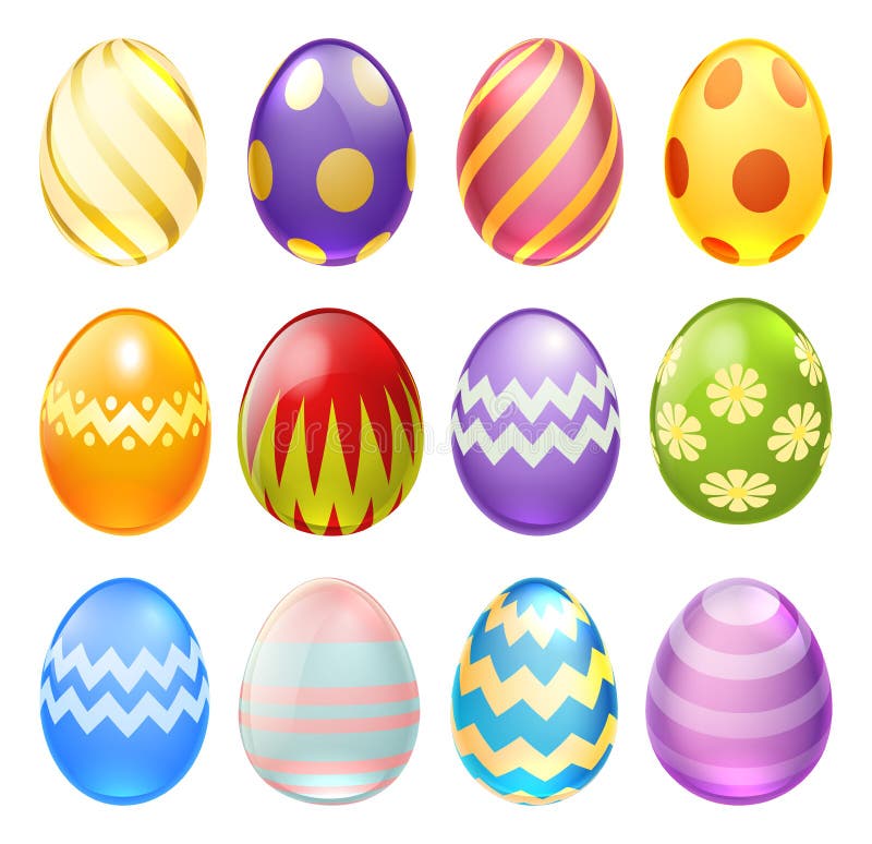 Easter Eggs vector illustration