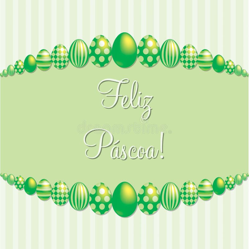 Feliz Páscoa! ilustração royalty free