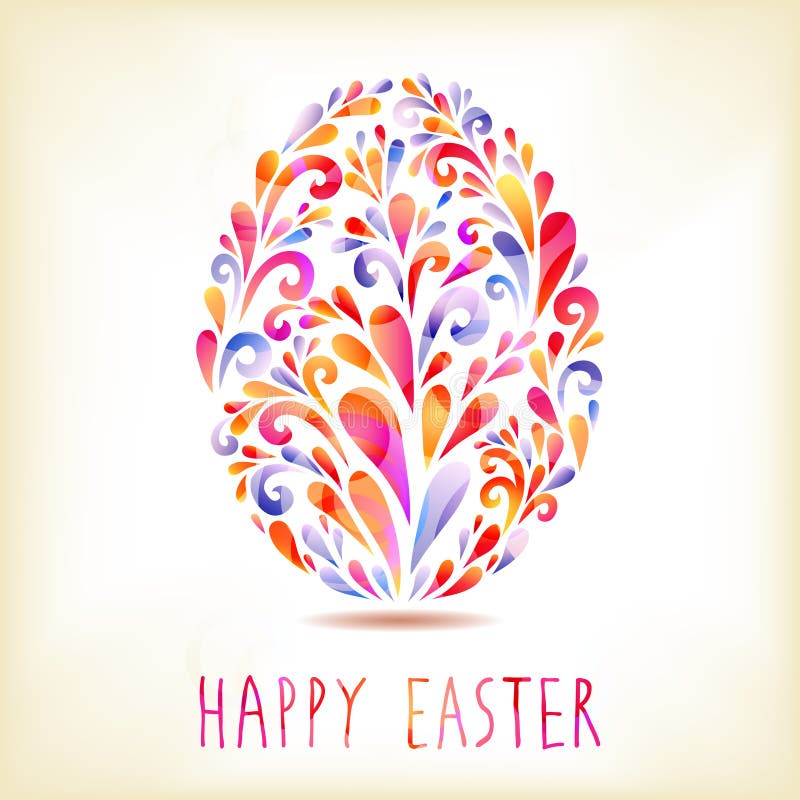 Feliz Páscoa ilustração royalty free