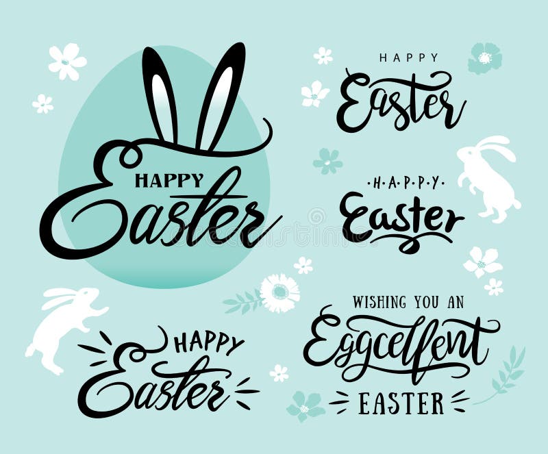 Feliz Páscoa ilustração do vetor