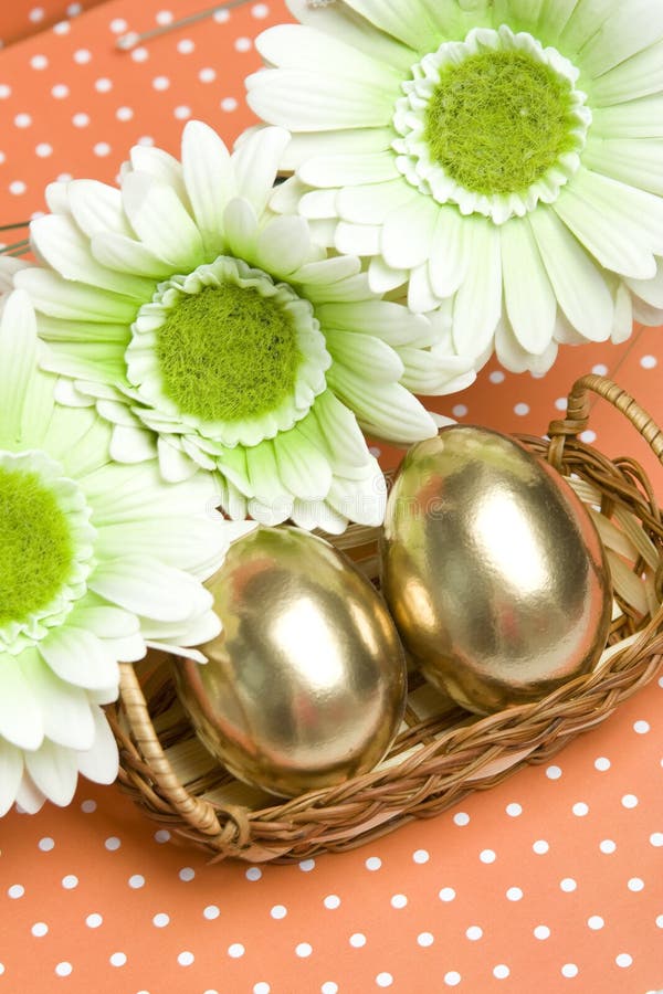 Easter golden eggs