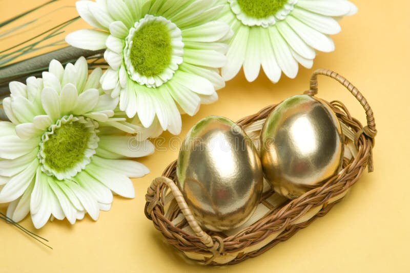 Easter golden eggs