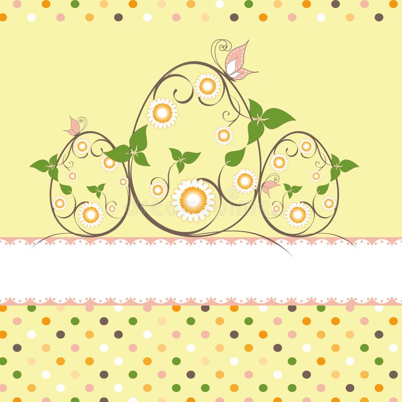 Easter greeting card