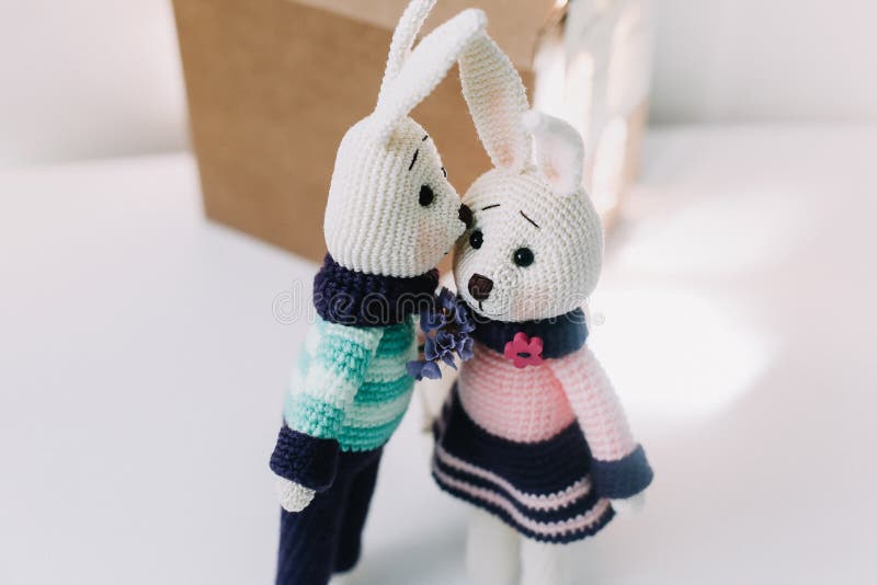 amigurumi bunnies Easter bunny Rabbit Toy holiday bunnies knitted hare Knitted bunnies in dresses bunny as a gift Easter bunnies