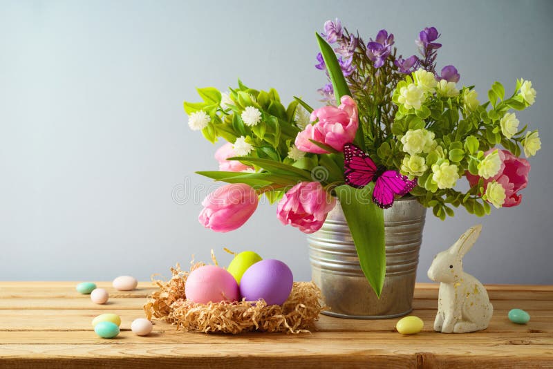 Beautiful Tulip Flower Bouquet Stock Image - Image of bunch, flower ...