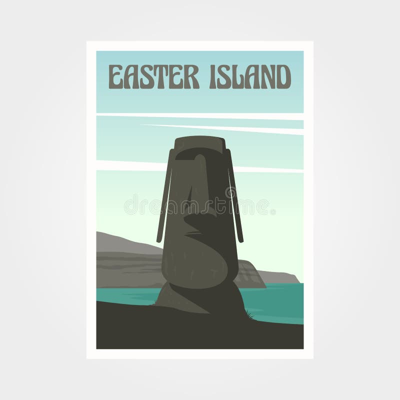 Premium Vector  Moai statue easter island statue from a splash of  watercolor colored drawing realistic