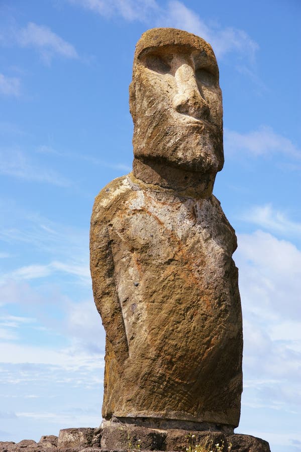 Easter Island Statues Tongariki Stock Photo Image of civilisation