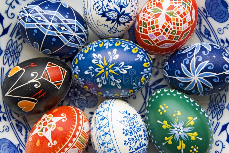 Decorative easter eggs, egg painted with color, background. Decorative easter eggs, egg painted with color, background