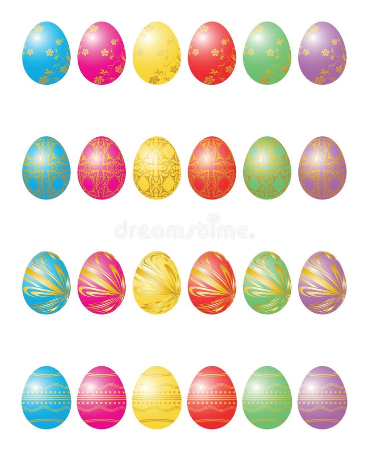 easter jajka cztery dwadzieścia ilustracji easter jajka cztery dwadzieścia ilustracji