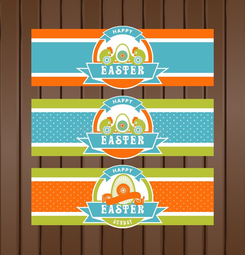 Easter labels stock vector. Illustration of bunny, decoration 50829294