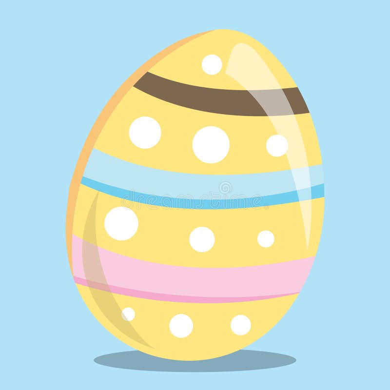 EASTER LITTLE GIRL EGG YELLOW 08 Stock Vector Illustration of girl