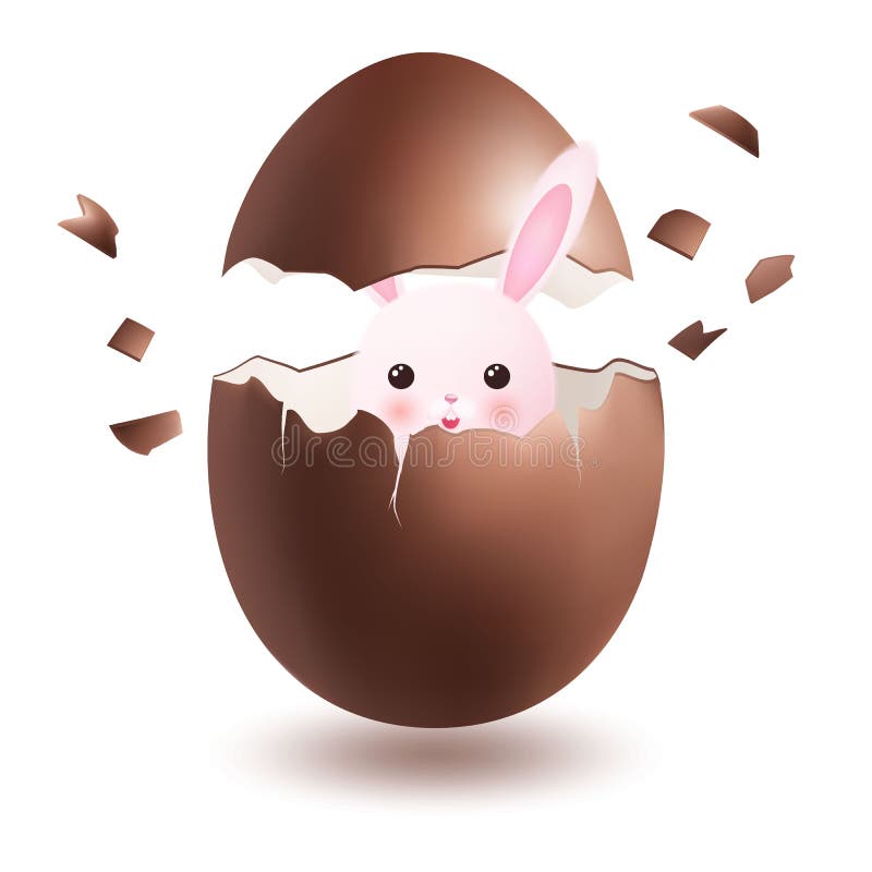 Milk Chocolate Egg That Is Broken PNG Images