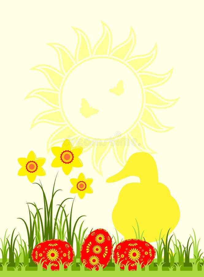 Cute Cartoon Duckling Depicted Profile Rabbit Stock Illustration 358243046