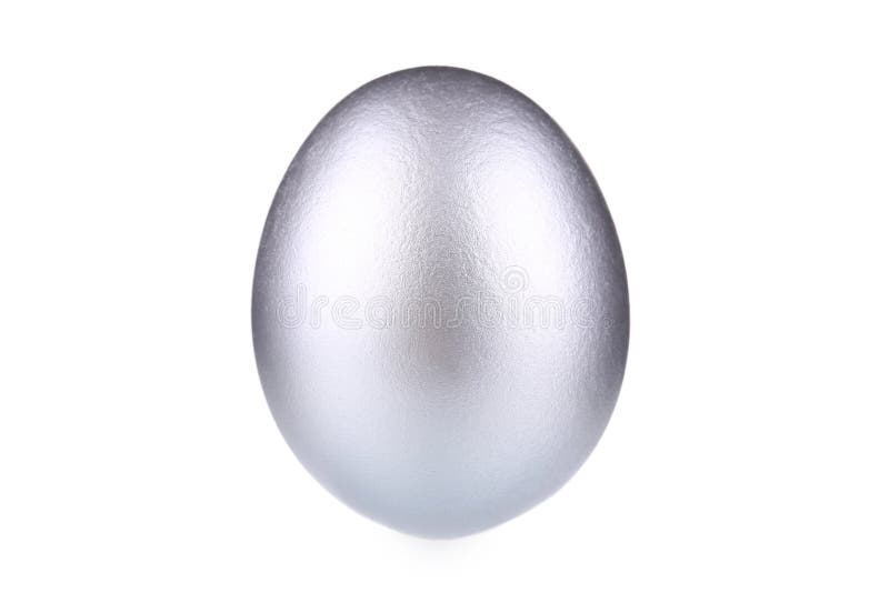 Easter silver egg. stock photo. Image of holiday, nature - 39434618