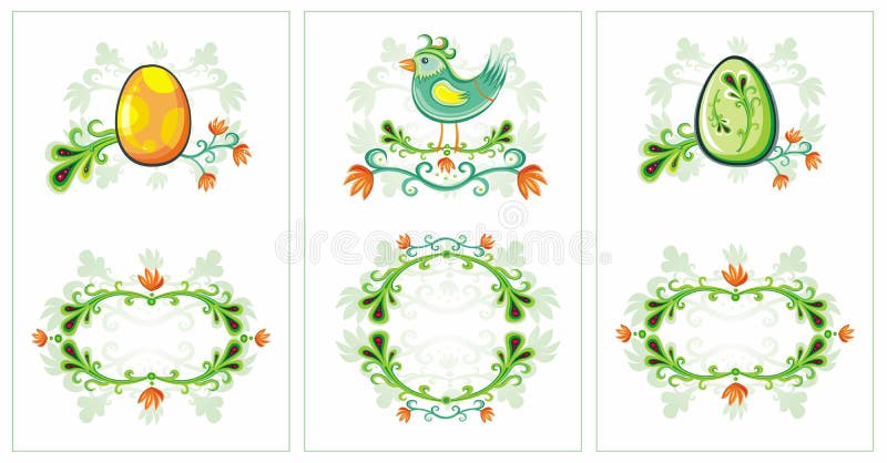 Easter spring birds cards 3