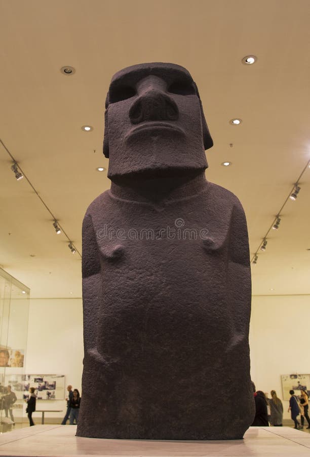 Easter Statue in British Museum Editorial Stock Image Image of