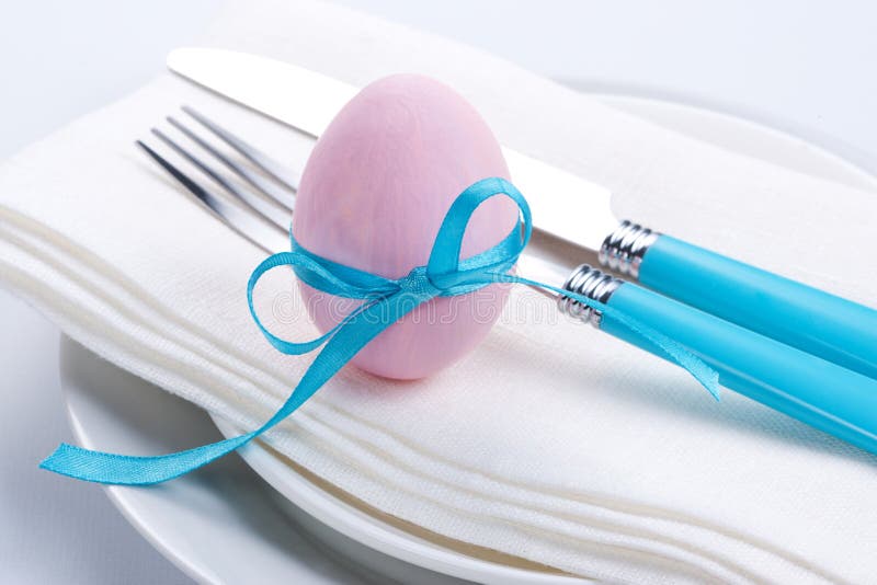 Easter table setting