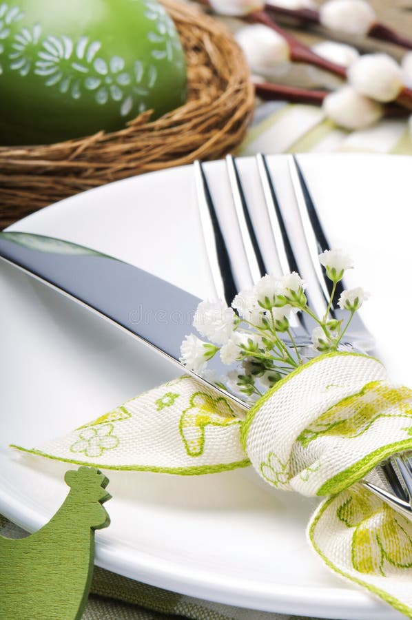Easter table setting