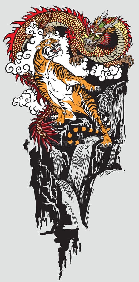 14 Unique Dragon and Tiger Tattoo Designs  List Bark
