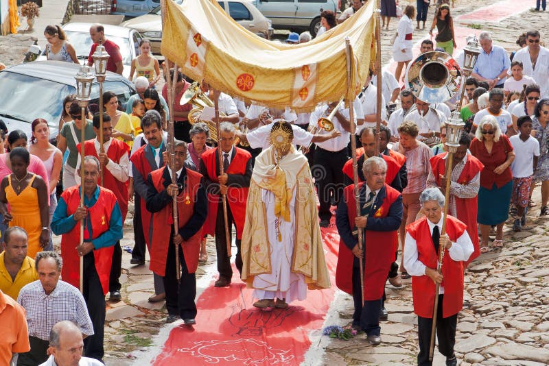Eastern Procession Tiradentes Brazil Editorial Image Image of minas