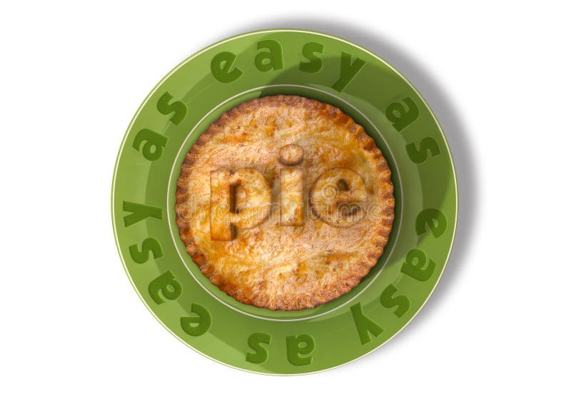 Download Easy As Pie stock illustration. Illustration of straightforward - 25668005