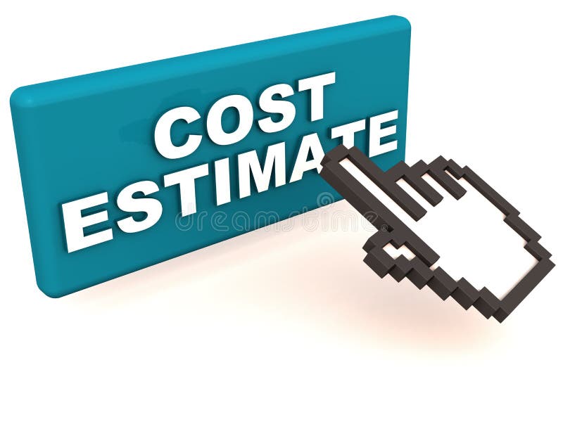 Cost estimate stock illustration. Illustration of business - 29747419