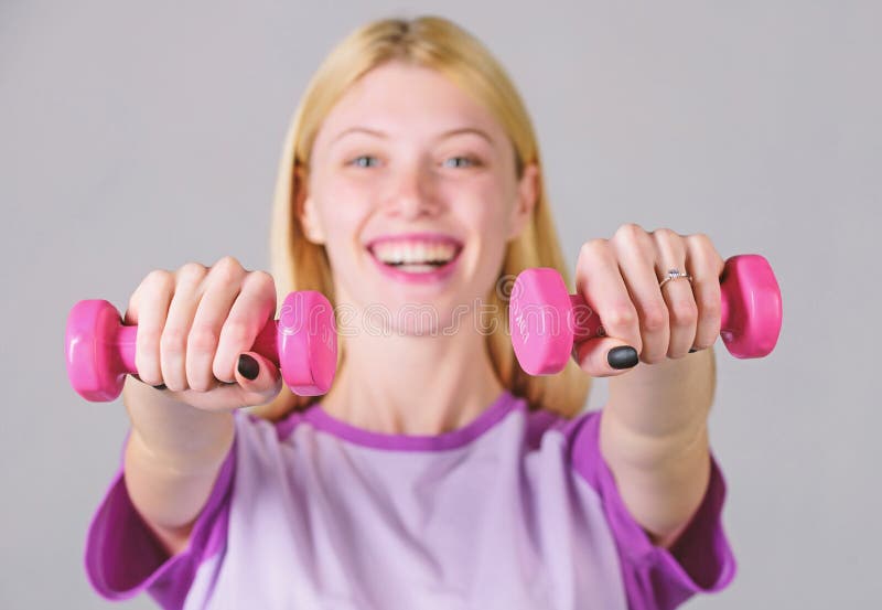 Easy Exercises with Dumbbells. Workout with Dumbbells. Biceps Exercises